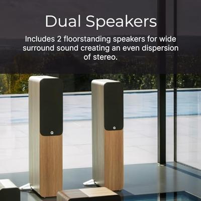 Q Acoustics: 5040 Vloerstaande Speakers - 2 Stuks - Oak - thumbnail