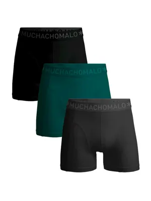 Muchachomalo 3-Pack Heren Boxershort - Solid - katoenen heren onderbroeken