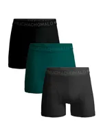 Muchachomalo 3-Pack Heren Boxershort - Solid - katoenen heren onderbroeken - thumbnail