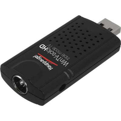 TV-stick Hauppauge WinTV-Solo HD Met DVB-T antenne, Met afstandsbediening, Opnamefunctie Aantal tuners: 1 TV-stick Hauppauge WinTV-Solo HD Met DVB-T antenne, Met afstandsbediening, Opnamefunctie Aantal tuners: 1