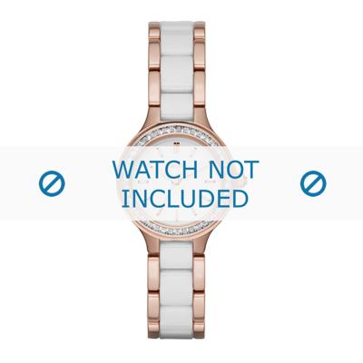 Horlogeband DKNY NY2496 Keramiek Wit 8mm Horlogeband DKNY NY2496 Keramiek Wit 8mm