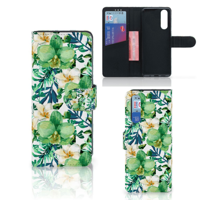 Sony Xperia 5 Hoesje Orchidee Groen - thumbnail