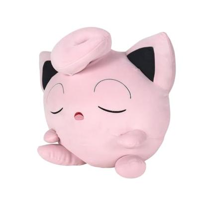Jazwares Pokémon slapende knuffel pluche jigglypuff, 45cm