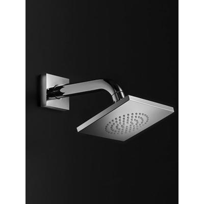Hotbath Hoofddouche Mate 13 cm Wandmodel Vierkant Opbouw Geborsteld Nikkel