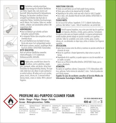 SONAX universele reiniger "all-purpose cleaner foam" all purpose cleaner foam .