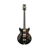 Ibanez AMH90 Artcore Expressionist Black semi-akoestische gitaar - thumbnail