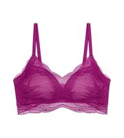 Lift Smart push up Bh zonder beugel - kanten Beugelloze bh met smalle bandjes - voorgevormd - thumbnail