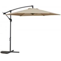 Zweefparasol Ibiza taupe 300 cm - thumbnail