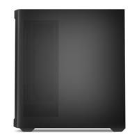 Sharkoon ak4 rgb strip midi tower behuizing (zwart | 2x usb-a | 1x usb-c | rgb) - thumbnail