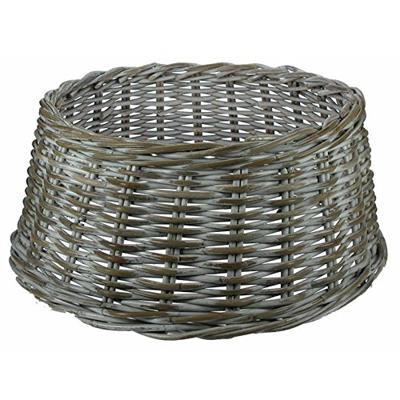 Kerstboommand Rotan White Wash Ø60cm