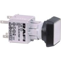 RAFI RAFIX 16 130070001/1505 Druktoets Bedieningsknop vlak Groen 1 stuk(s) - thumbnail