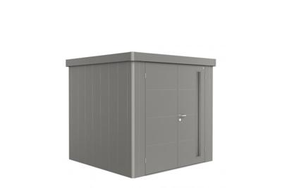 Biohort Neo 2B metalen tuinhuis kwartsgrijs 236x236 cm met dubbele deur Biohort Neo 2B metalen tuinhuis kwartsgrijs 236x236 cm met dubbele deur