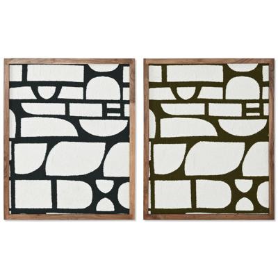 Schilderij Home ESPRIT Blauw Groen Modern 60 x 3 x 75 cm (2 Stuks)