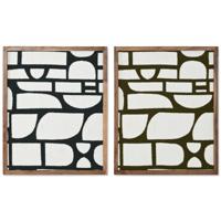 Schilderij Home ESPRIT Blauw Groen Modern 60 x 3 x 75 cm (2 Stuks) - thumbnail