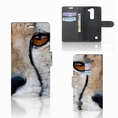 LG Magna | G4C Telefoonhoesje met Pasjes Cheetah