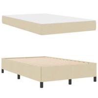 Boxspring bed Crème en Zwart 120 x 200 cm - thumbnail