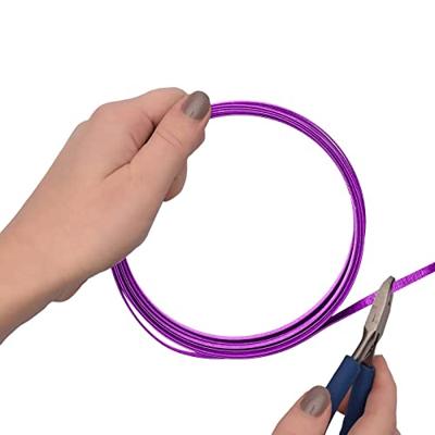 Vaessen Creative • aluminiumdraad embossed plat 5mmx1mmx5m lavender