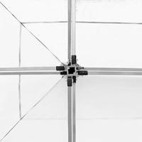 Partytent professioneel inklapbaar 6x3 m aluminium wit - thumbnail