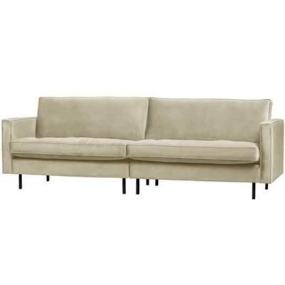 WOOOD 3-zits Bank 'Rodeo Classic' Velvet, kleur Pistache