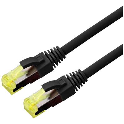 ROLINE Outdoor patchkabel Cat.6A (Klasse EA) S/FTP (PiMF), soepel draad, LSOH, zwart, 3 m