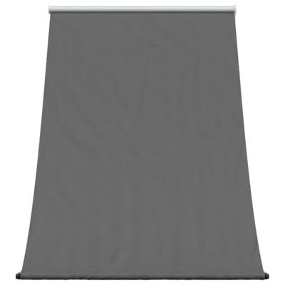 VidaXL Luifel uittrekbaar 150x150 cm stof en staal antracietkleurig