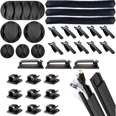 Quadrios 25CA578 Kabelhouderassortiment 25CA578 Zwart 34 onderdelen