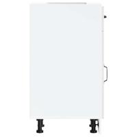 Keuken onderkast "Porto" bewerkt hout hoogglans wit - thumbnail