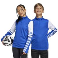adidas Squadra 25 Trainingstrui 1/4-Zip Kids Blauw Wit - thumbnail