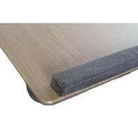 Dienblad Home ESPRIT Polyester Hout MDF 55 x 35 x 7 cm - thumbnail