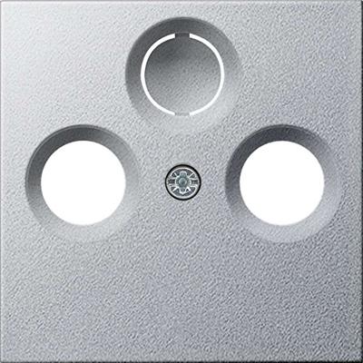 Gira inzetplaat centrale antenne aluminium
