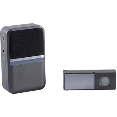 Heidemann 70847 Complete set voor Draadloze deurbel Met USB-aansluiting, Zelf bespeelbaar