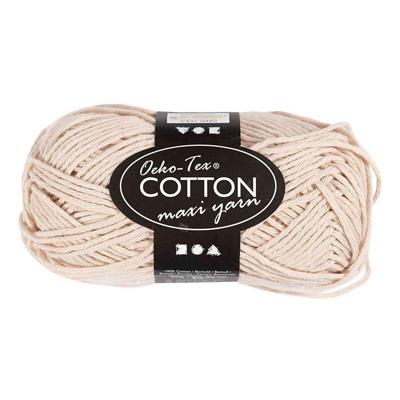 Creativ Company Katoengaren afm 8/8 l: 80-85 m zandkleur - 50gr. Creativ Company Katoengaren afm 8/8 l: 80-85 m zandkleur - 50gr.