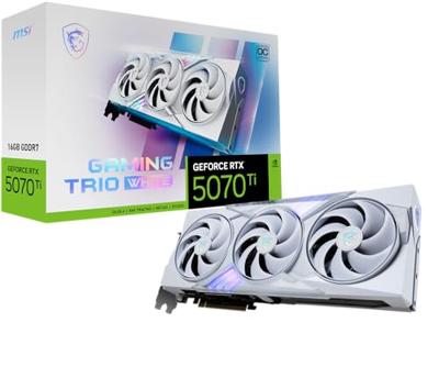 VGA MSI GeForce RTX 5070 Ti 16G GAMING TRIO OC WHITE