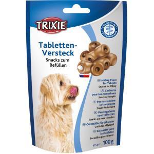 Trixie honden- en kattensnacks voor het verstoppen van tabletten 100 g (Hond) Trixie honden- en kattensnacks voor het verstoppen van tabletten 100 g (Hond)