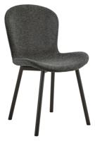 Bendt Eetkamerstoel 'Elani' Geweven stof, kleur Donkergrijs - thumbnail