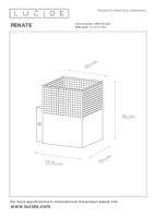 Lucide RENATE - Wandlamp - 1xE27 - Mat Goud / Messing - thumbnail