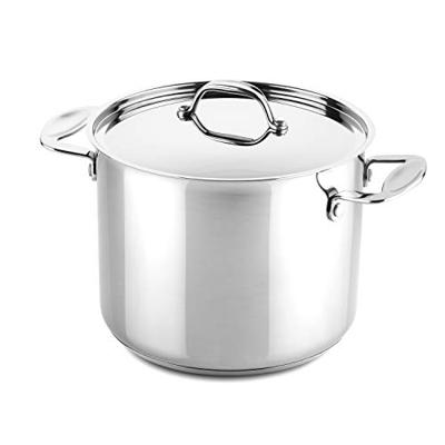 Deep pot 22 cm Glamour Stone Stainless Steel