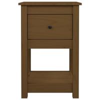 Nachtkastjes 2 st 40x35x61,5 cm massief grenenhout honingbruin - thumbnail