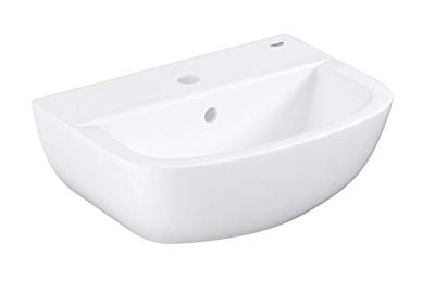 GROHE Bau fontein 1 kraangat met overloop 45.3x35.4cm wit 39424000 GROHE Bau fontein 1 kraangat met overloop 45.3x35.4cm wit 39424000