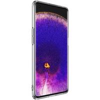 Lunso - Oppo Find X5 - TPU Backcover hoes - Transparant - thumbnail