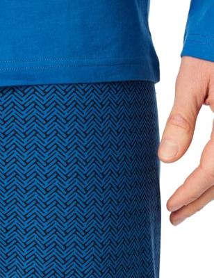 Schiesser Schiesser Heren Pyjama Long aquarium 181154 56/XXL