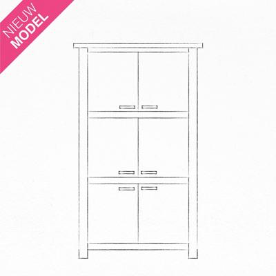 Opbergkast Beaufort | Hout | Eikenhout | Bruin Opbergkast Beaufort | Hout | Eikenhout | Bruin