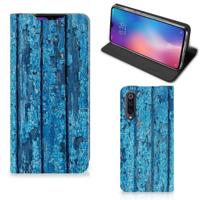 Xiaomi Mi 9 Book | Wallet Case | Wood Blue - thumbnail