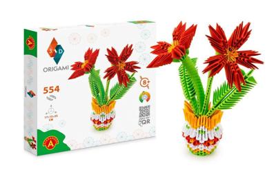 Selecta Origami 3d - bloemenvaas, 554dlg.