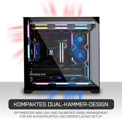 Phanteks O11VPX Midi-tower Behuizing, Gaming-behuizing, PC-behuizing Zwart