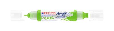 Edding 5000 • acrylic 3d doubleliner geelgroen