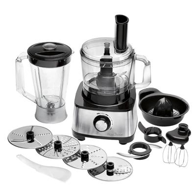 Profi Cook PC-KM 1063 Foodprocessor 1200 W Zwart, Zilver