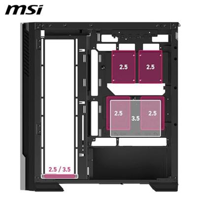 MSI MPG VELOX 300R AIRFLOW PZ Midi Tower Zwart