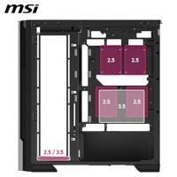 ATX Semi-toren doos MSI 306-7G27R21-JA4 Zwart - thumbnail