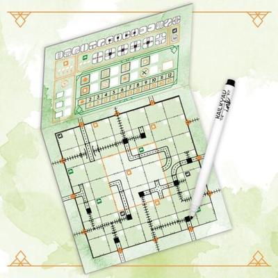 White Goblin Games Railroad Ink (Natuurgroene versie) Dobbelspel